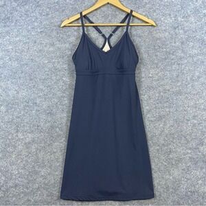 Athleta Shorebreak Dress Sz S Gray Workout Athleisure Athletic Tennis Swim Beach